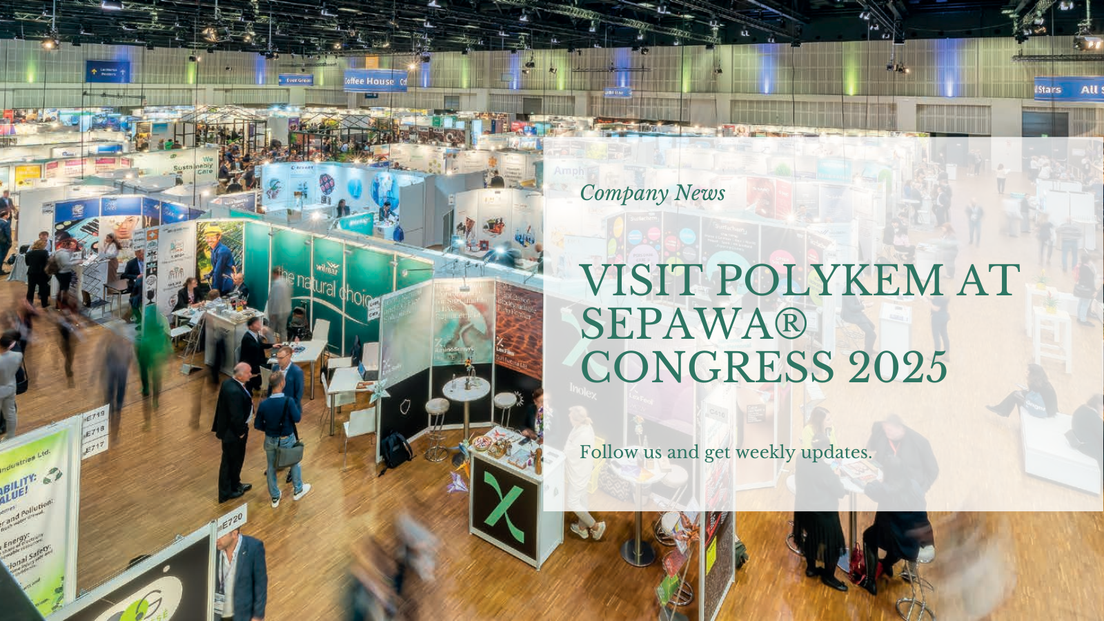 Visit Polykem Booth at SEPAWA® CONGRESS 2025 in Berlin!