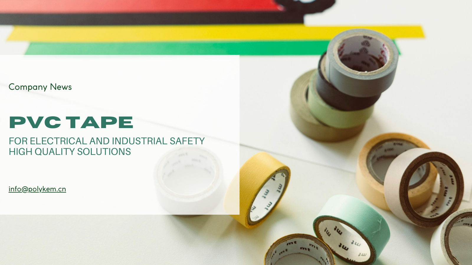 For electrical and industrial safety: Polykem high quality PVC tape solutions